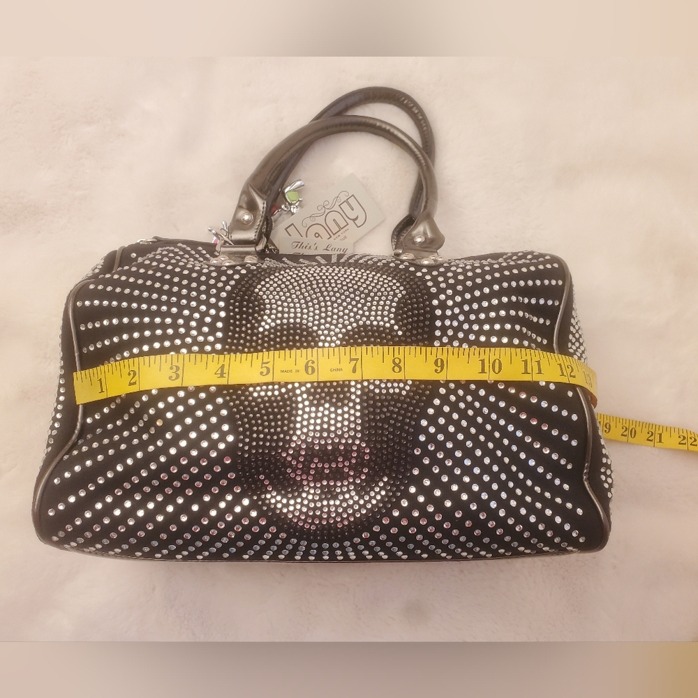 New Lany Rhinestone Skully Handbag - Picture 5 of 13